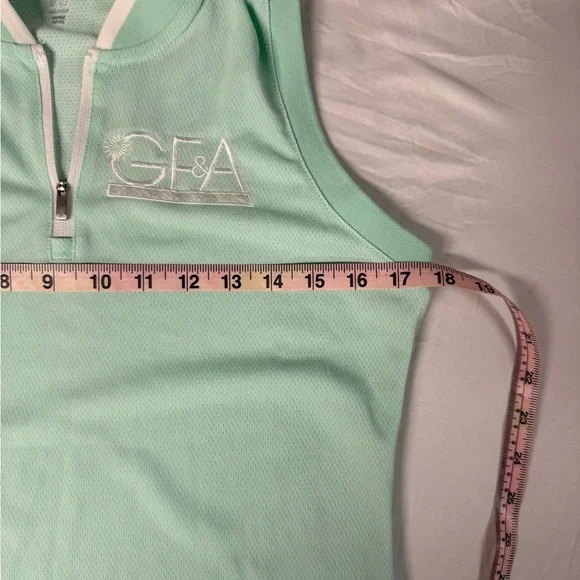 ADIDAS Women's Equipment Sleeveless Golf Polo Shirt  Clear Mint SIZE: Small - Picture 6 of 7